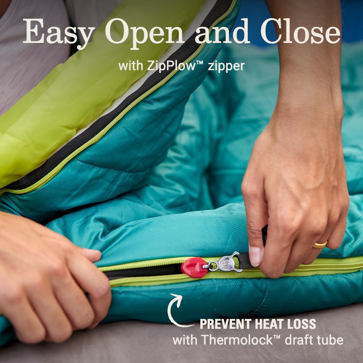 Coleman Big Bay 0/20/40°F Cold-Weather Sleeping Bag, Adult Mummy Sleeping Bag with Headrest, Foot Ventilation, & Storage Sack, Big & Tall Options - Image 5